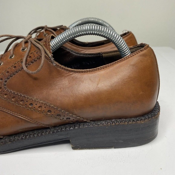 Vintage Salvatore Ferragamo Tramezza Brown Leather Loafers Size 8 1/2 1 D main image 14